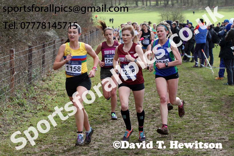 Senior womens 2019 British Athletics Inter Counties Cross Country, Prestwood Hall, Loughborough. Photo:  David T. Hewitson/Sports for All Pics